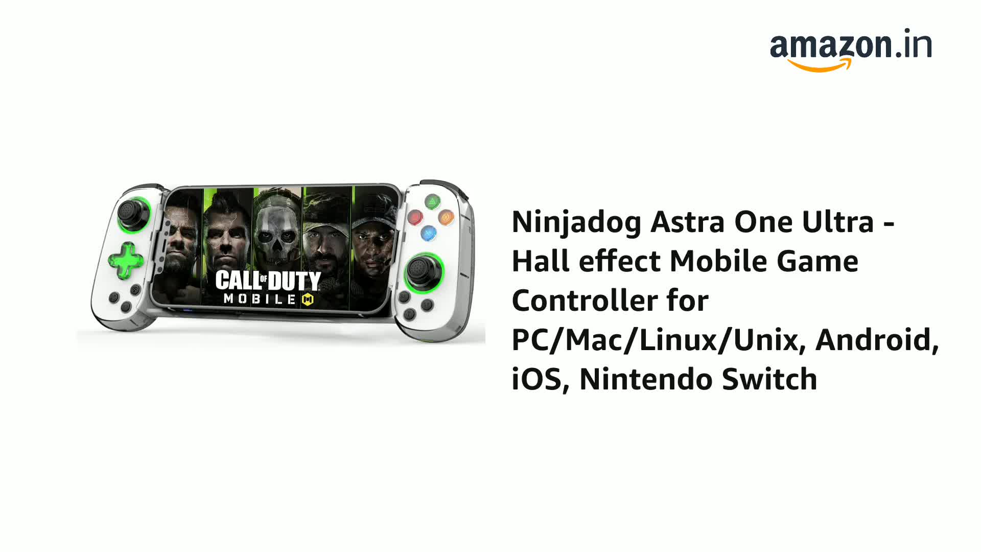 Ninjadog Astra One Ultra Hall Effect Mobile Game Controller | Zero
