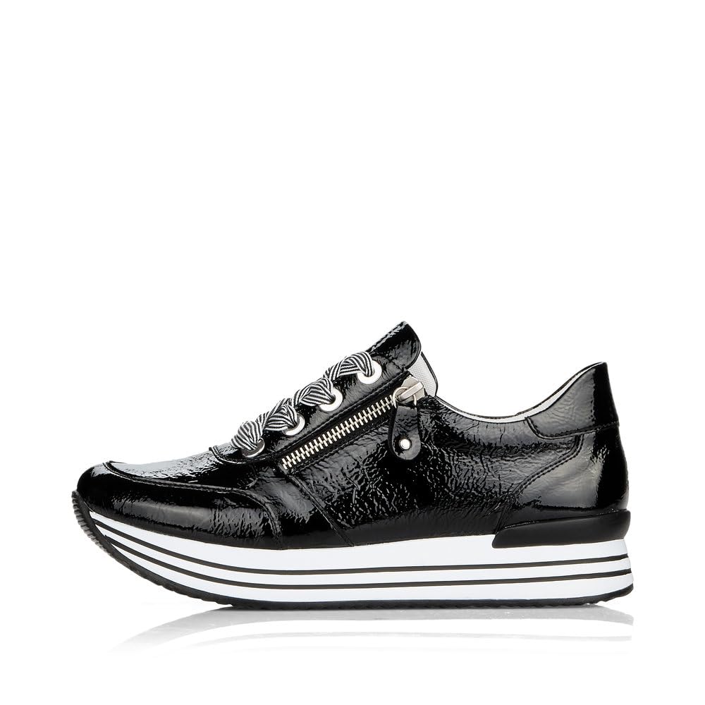 Remonte Damen Sneaker D1302, Frauen Schnürschuhe,lose Einlage