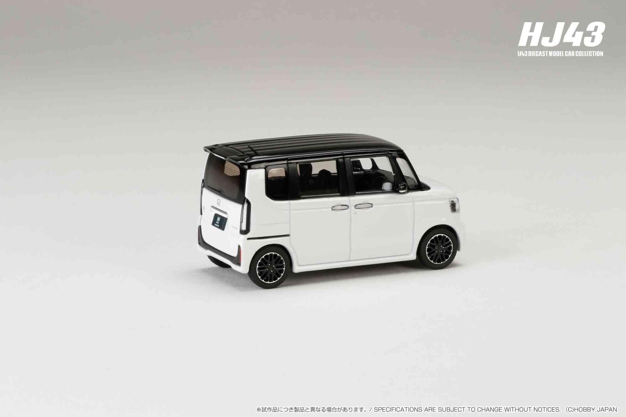 ホンダ　NBOX　カスタム　ミニカー JF5 1/43 新型N-BOXカスタム(JF5)の1/43スケールダイキャストモデル