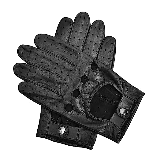 SURAWIL Mens Thin Touchscreen Leather Gloves