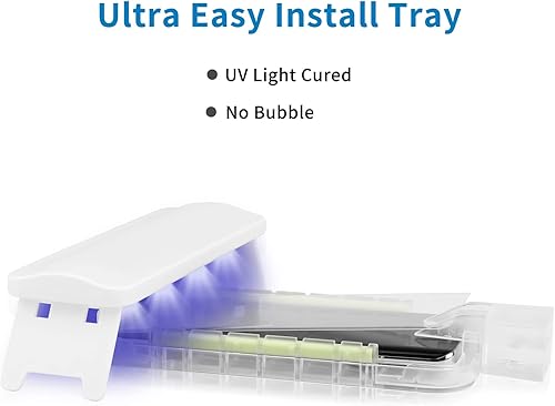 Miniatura 9 de Paquete de 3 protectores de pantalla de vidrio ultra templado para Galaxy S21 borde curvado 3D 100 ultrasónico de huellas dactilares kit de fácil