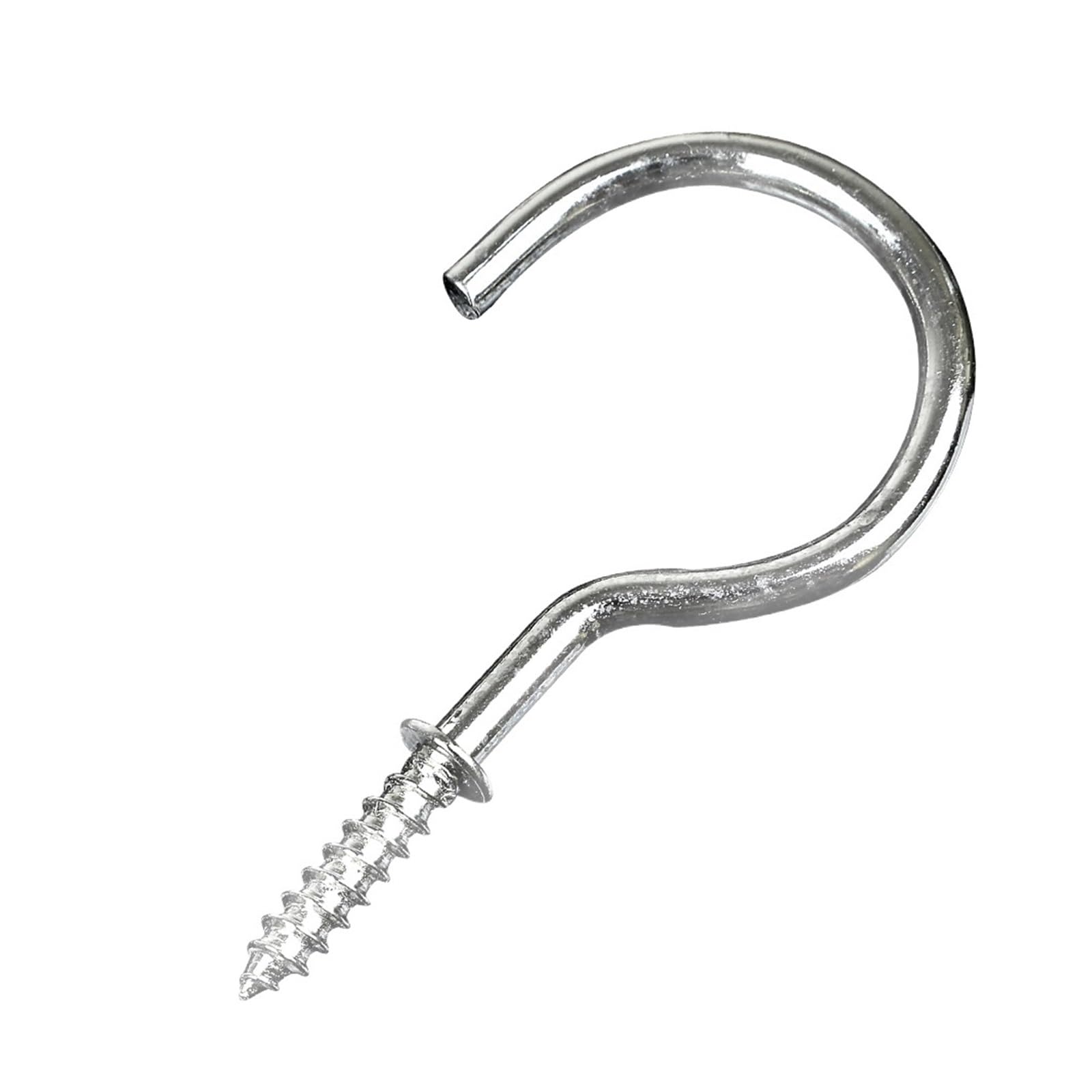 LZTDSBX Cup Hooks Screw 5-50pcs Ceiling Wall Hanging Screws Kitchen Hook for Plants(Nickel Plated,Length 46mm 20pcs)