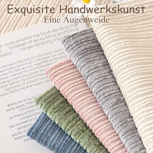 Gluhbirnen Sofadecke, Sofadecken Für Sitzfläche, Sofaschoner rutschfest, Sofa Überzug, Chenille Sofabezug l Form, Sofa Überwurfdecke, Couch Bezug, Couch Decke, Grau, 70 * 70CM