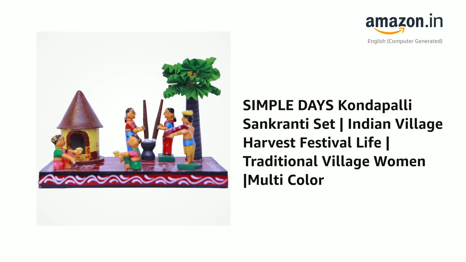 Buy SIMPLE DAYS Kondapalli Sankranti Set | Indian Village Harvest