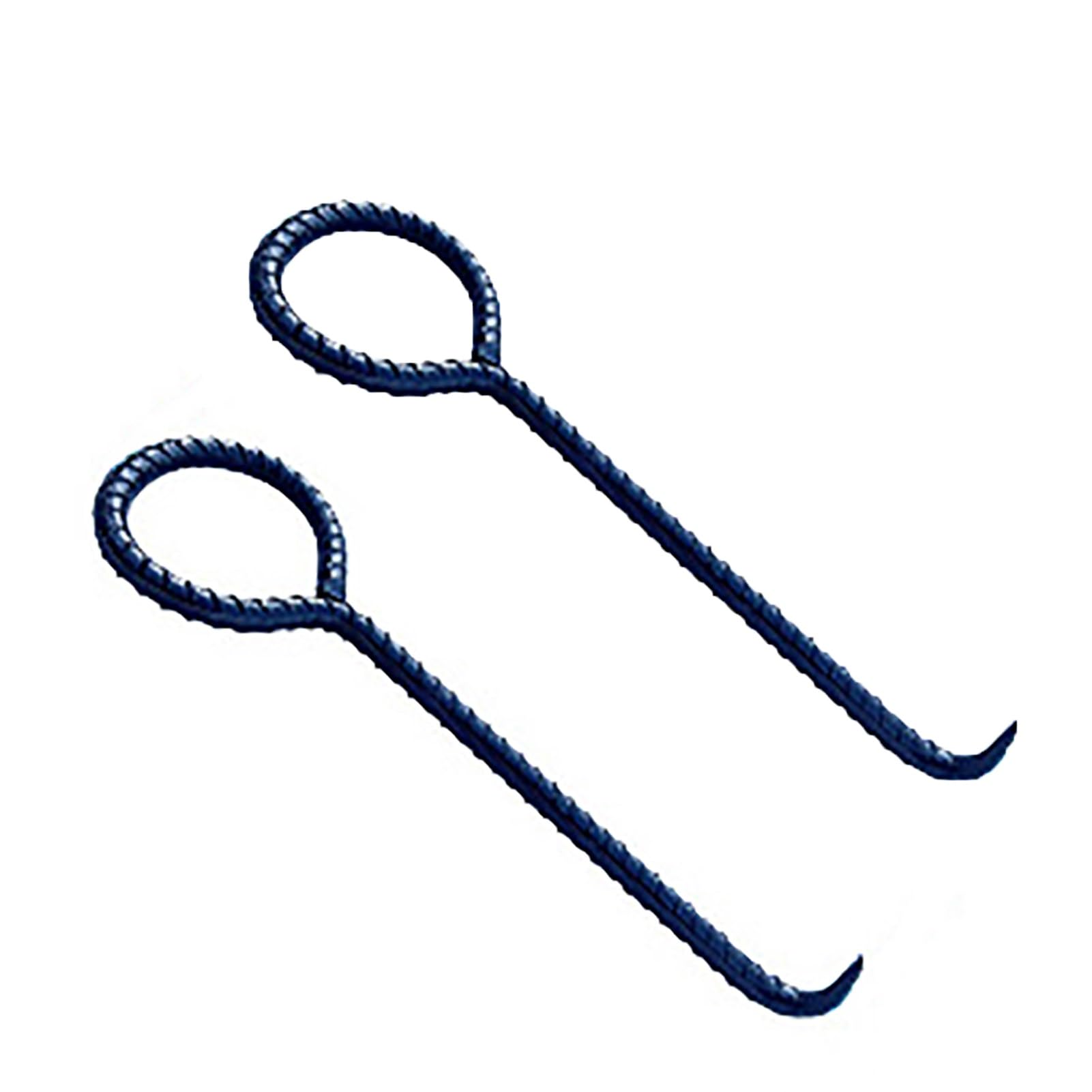 ZIMGOD 2 Pack Manhole Hook Tool with Pointed Tip, Heavy Duty Lifting Keys for Drain Grate/Septic Lids, Roll Shutter Doors Puller Moving Tool(70cm (27 1/2