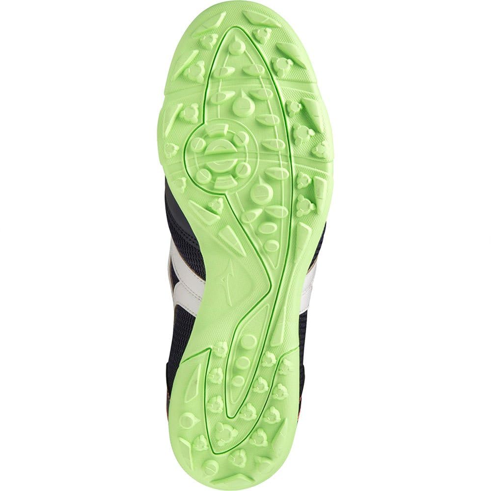 adidas Unisex F50 League Laceless Turf Sneaker, White/Black/Solar Yellow, 12 US Men