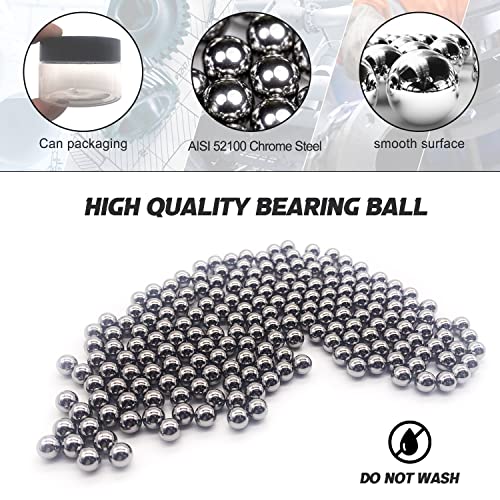 200 Pieces Paint Mixing Balls 5.5mm/0.22 Inch Steel