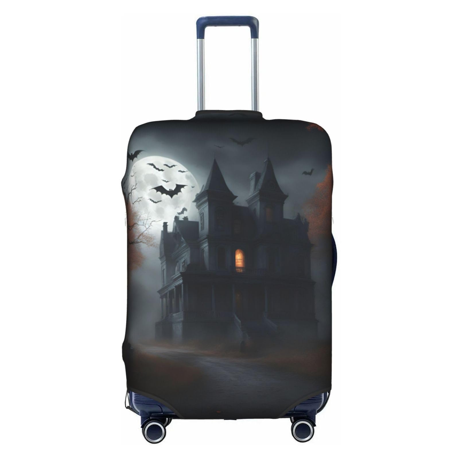 Housse de bagage unique Halloween blanche en taille L lavable - 8