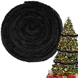 Uso sin esfuerzo: este adorno para árbol de Navidad proporciona una experiencia perfecta, ya que se puede cortar fácilmente al tamaño deseado y aplicarse cosiendo o pegando, simplificando los proyectos de bricolaje con temática navideña y permitiendo la expresión creativa sin pasos innecesarios que requieren trabajo intensivo