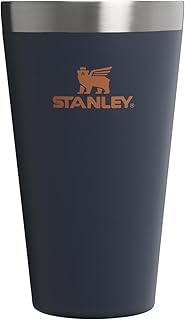 STANLEY Adventure Stacking Beer Pint Glass | Stackable Drinking Cup for Cold Beverages | Dishwasher Safe | Insulated Stainless Steel Tumbler | BPA-Free