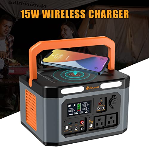 Foursu 1500W Portable Power Station,1598.4Wh With 2 X 1500W Ac Outlets,Wireless Charge,Pd 65W,Solar Generator (Solar Panel Not Included) For Home Backup, Emergency, Outdoor Camping, Outdoor Rv #TOP2