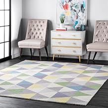 nuLOOM Bianca Triangles Accent Rug, 3x5, Green