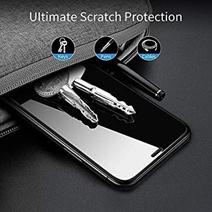 Image of KC PRODUCTS Tempered Glass Screen Protector Compatible for iPhone 13, iPhone 13 Pro Full Screen Coverage (Except Edge to Edge) and Free Complete Easy Installation kit