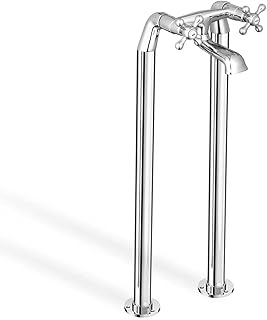 Stratford Freestanding Bath Filler Tap & Legs Chrome