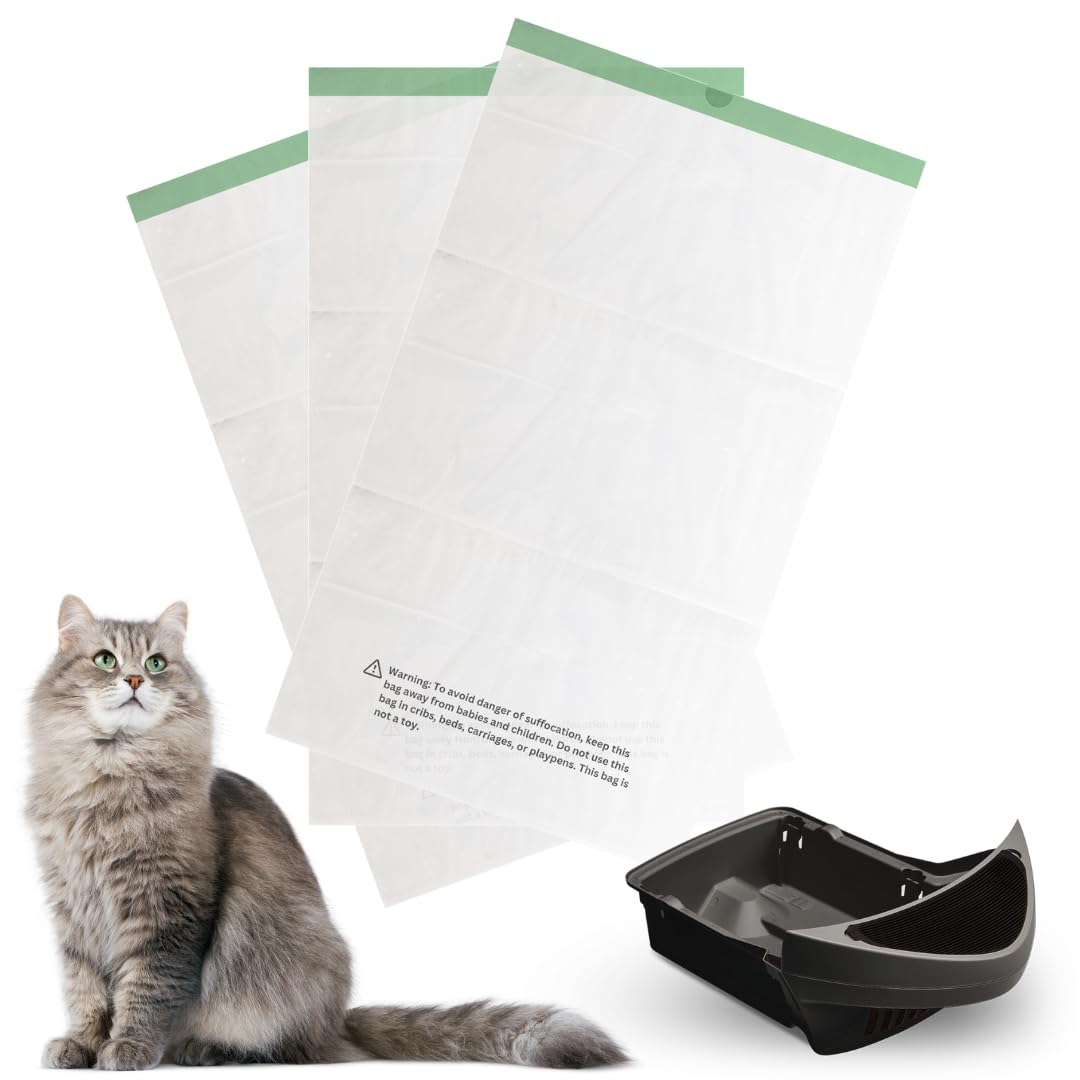 NEONARYS Replacement Waste Drawer Liners 120 Pack Compatible with Litter Robot 3 and 4 Waste Bags, 9-11 Gallons