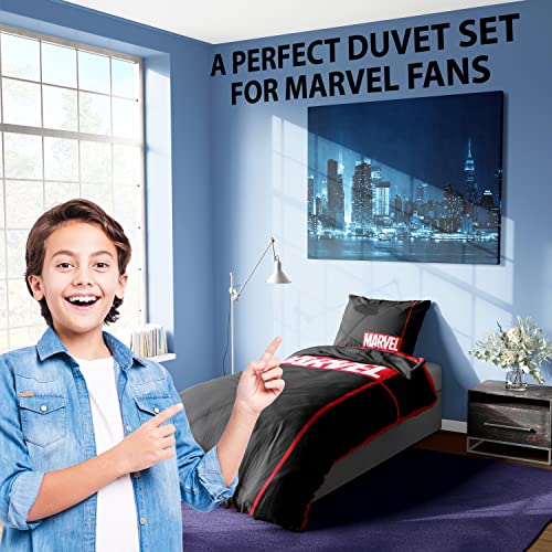 Marvel Kids Bedding Single or Double Duvet Set with Pillow Cases, Reversible (Single) Marvel Kids Bedding Single or Double Duvet Set with Pillow Cases, Reversible (Single)