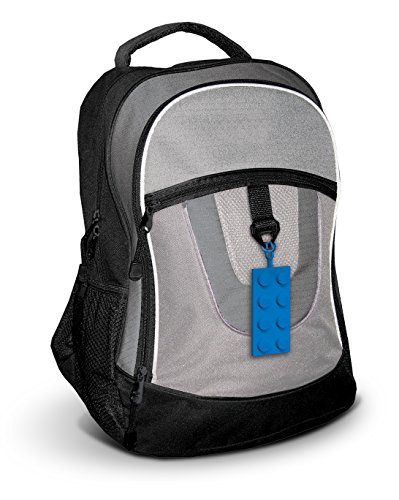 IQ LEGO Brick Luggage Bag Tag (Blue) (52001), 7.48 inches x 2.76 inches - Image 4