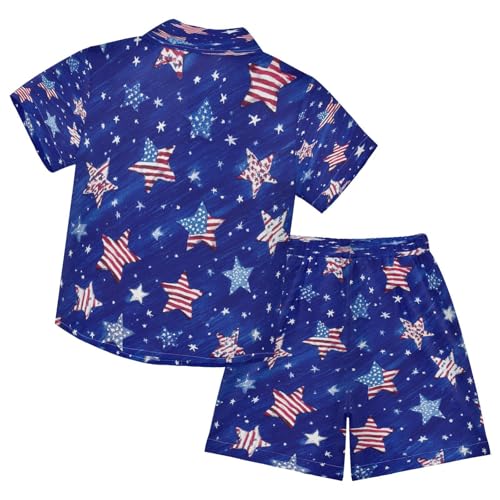 Image of Boccsty Ice Cream Drip Boy Summer Shorts Sets Hawaiian Toddler Boys T-Shirt & Pants 2 Pcs 3T-10T