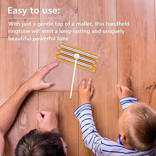 Campainha consciente, Campainha Sino, Carrilhão de sala de aula responsivo com malho de madeira, rel