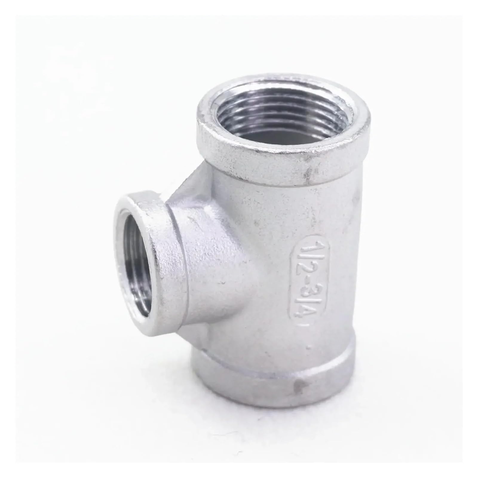 AARTERZZA 1/2" BSP To 3/4" BSP Female Thread 304 Stainless Reducing tee 3 Way Connector Pipe Fitting