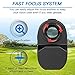 WAKYME Rangefinder, Golf & Hunting Range Finder 1000 Yard 6X Laser Range Finder with Slope, Fast Flag-Lock, Angle Measurement, Speed, Continuous Scan, Laser Rangefinders with Low Battery Indicator