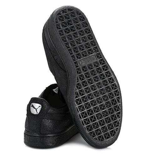 Image of PUMA Suede Classic, Women's Low-Top Sneakers, Black /Steel Gray, 8 UK