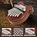 Uenhoy Mini Wood Kalimba Thumb Piano 8 Keys Finger Thumb Piano Musical Instruments, Portable Wooden Mbira Finger Piano for Piano Beginners, Bear