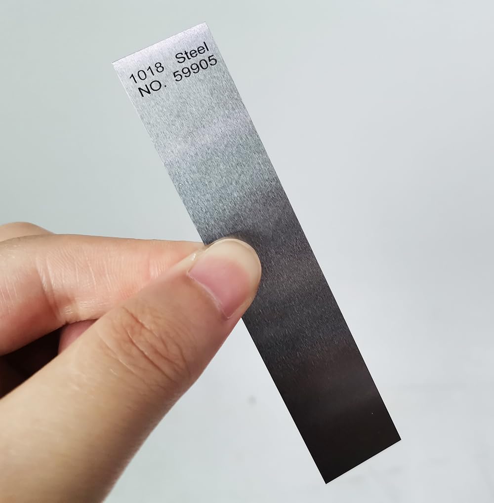 Thickness Testing 0.5mm 1.0mm 1.5mm 2.0mm 2.5mm 5 Step 1018 Steel Calibration Block for Ultrasonic Thickness Gauge in NDT Thickness and Linearity Calibration