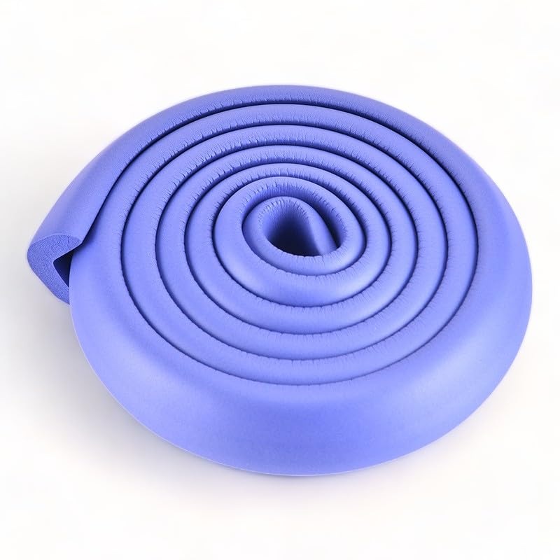 2M Kids Safety Foam Rubber Bumper Strip Safety Table Edge Corner Protector | Purple