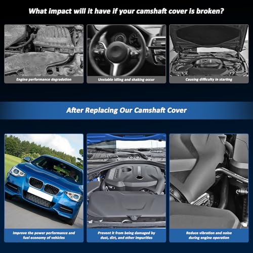 Image of 2-Pack 11117797932 Engine Sealing Cover 2010-2023 for BMW 1,2,3,4,5,6,7,X2,X4,X5,X6,Z4 Series for MINI 2015-2024 F54 F60 U25 F56 F55 F57 Peat# 11117797932