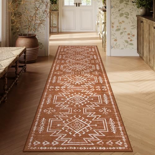Tapete corredor Lahome Vivienne naranja 76x244 cm