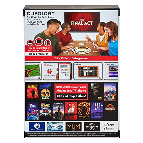 Clipology Game - Juego de mesa de trivia de películas y TV miniatura 2