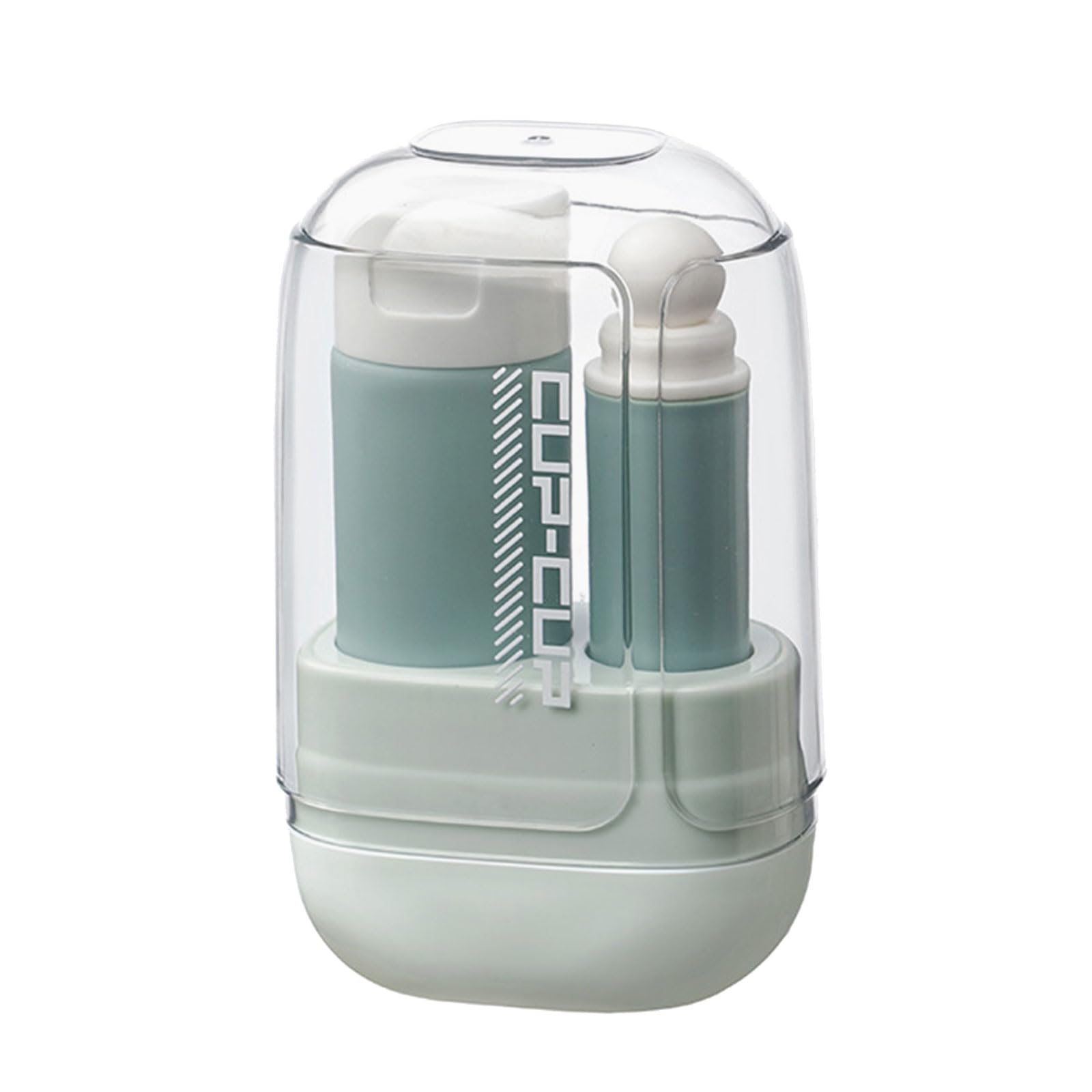 NEWFT Space Saving Single Toothbrush Holder Travel Essential Multipurpose Cup for Camping Gym Business Trip Design for Travel Bathroom Accessories