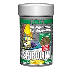 JBL Premium – Pienso Completo para Peces de Acuario, Copos y espirulina