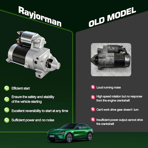 Motor de arranque New Starter para Cub Cadet, John Deere, Scotts, Toro Tractor Serie 23HP 25HP, 0.6KW 9 dientes miniatura 4