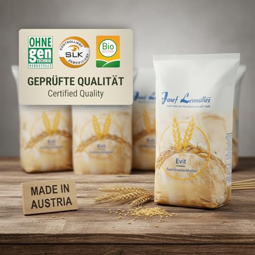 Leimüller Hühnerfutter Bio Müsli 25 kg - Alleinfuttermittel für Hühner & Legehennen - Für leckere & stabile Eier - Hühnerfutter 25kg aus Bio Zutaten - Handabgefüllt mit Liebe