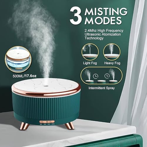 Difusor aromático eléctrico 500ml con control remoto miniatura 4