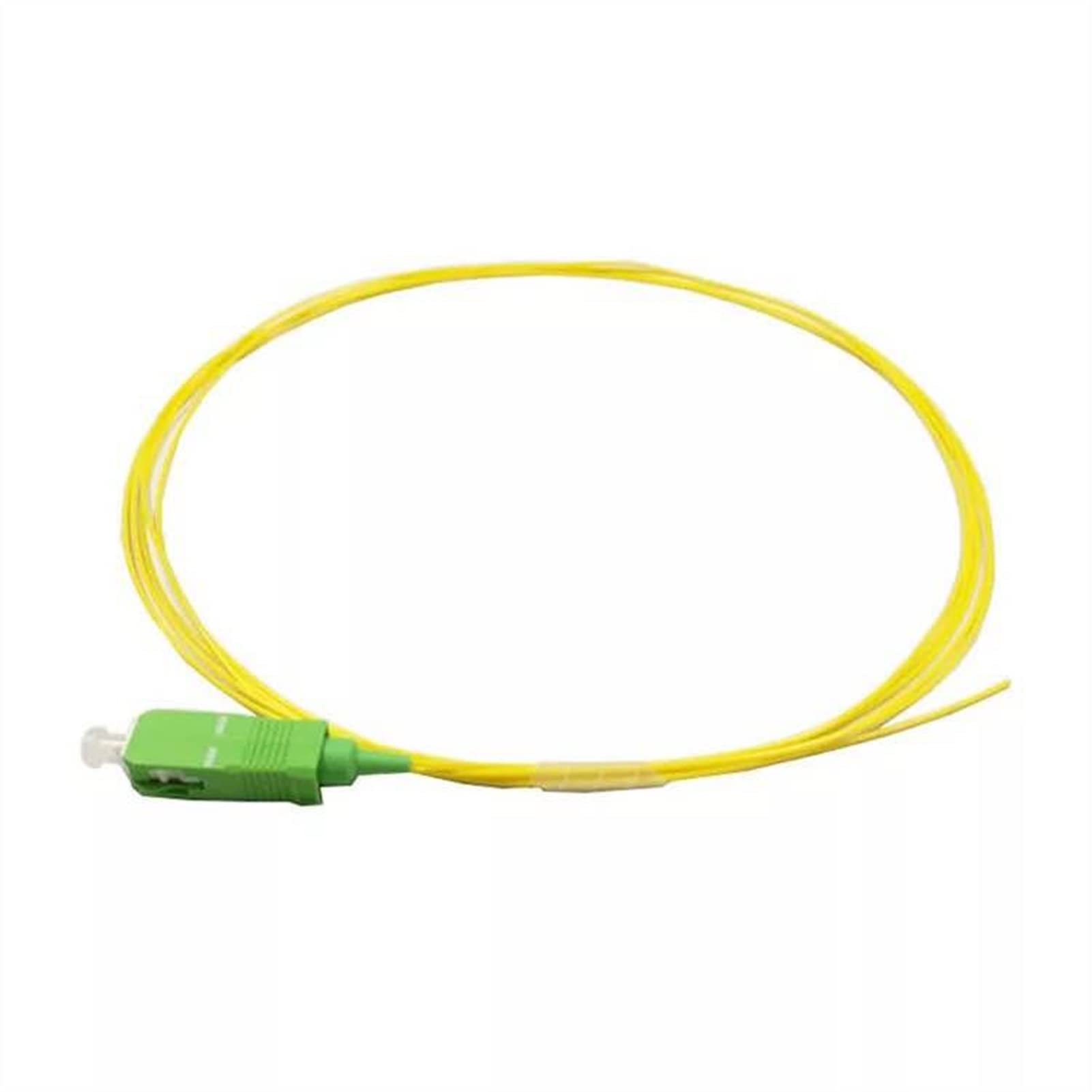 Accesorios de Fibra óptica 50 0pcs SC APC Modo de una Sola Fibra óptica Pigtail 1m Modo único Fibra óptica Pigtail 0.9mm G657A2 Equipos de comunicacion