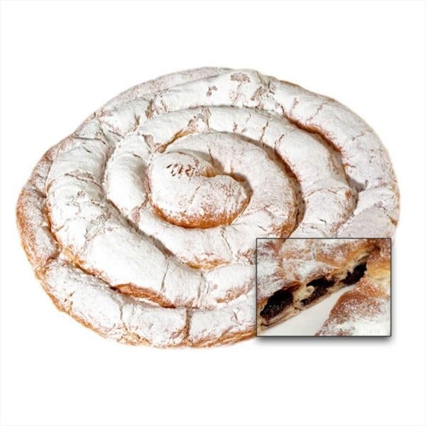 El Paladar pack 2 ensaimadas artesanas de chocolate 700-750g aprox cada una, repostería tradicional menorquina gourmet