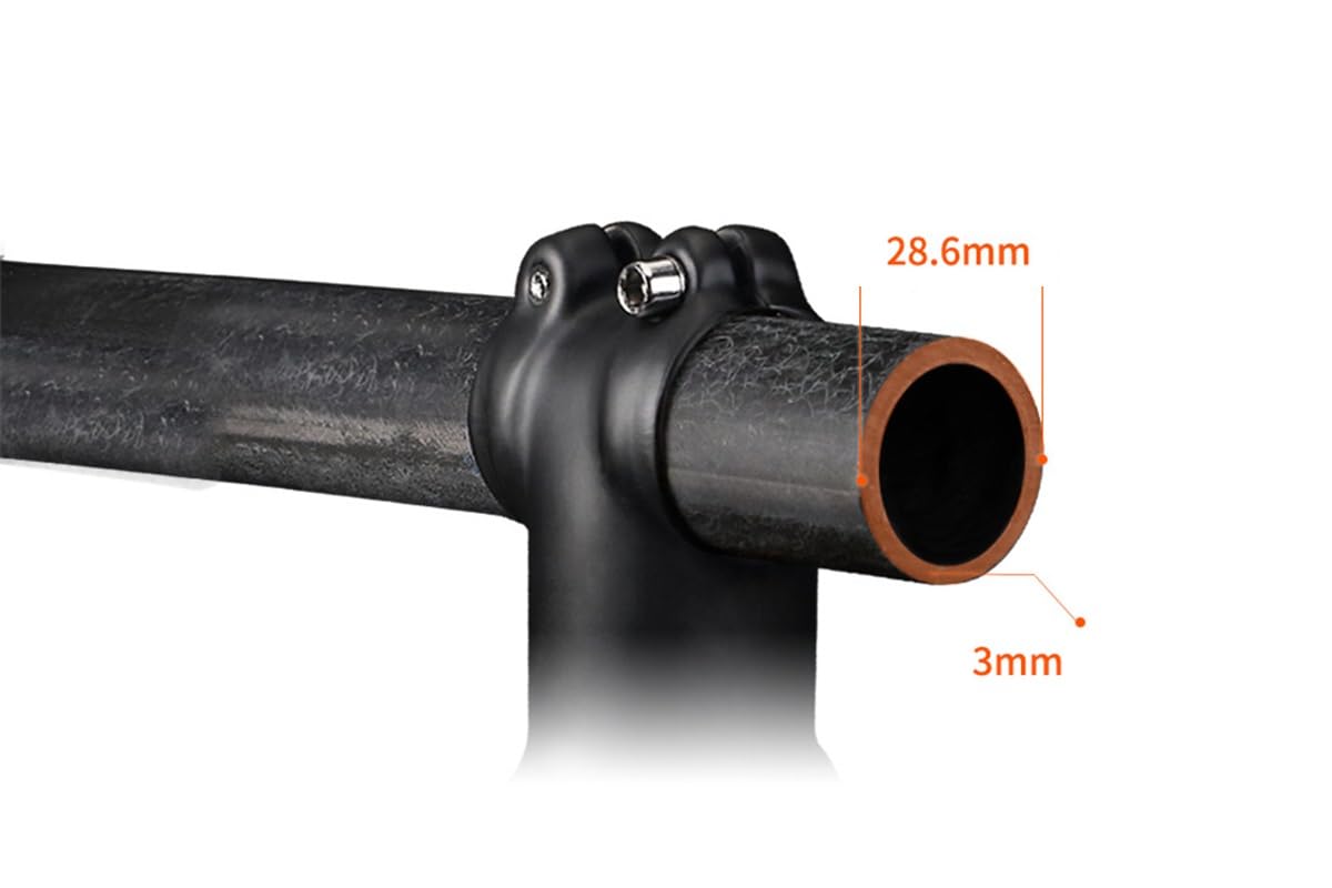 700C Kohlefaser Rennrad StarrGabeln 100x12mm Steckachse Scheibenbremse Vorderradgabel 1-1/8" Gewindeloses Konisches Rohr Fahrradgabel