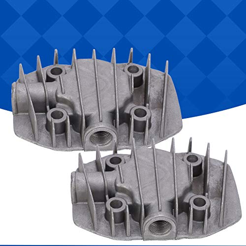 2Pcs Air Compressor Cylinder Head 2.5/3P Air Compressor Cooling Cylinder Head - Image 3