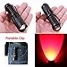 WAYLLSHINE 3 Pack Red LED Flashlight Single Mode Red Light Flashlight One Mode Zoomable Night Light Torch for Astronomy Aviation and Night Observation