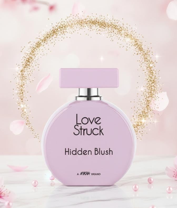 Image of Nykaa Love Struck Hidden Blush Eau De Parfum for Women - Long Lasting Floral, Fruity & Musky Fragrance - 50 ml
