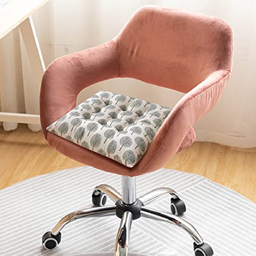 Tunkence Chair Cushion Chair Cushions For Outdoor Furniture Thickened Cotton Linen Cushion Office Student Classroom Chair Cushion For Rocking, Dining, Patio, Camping, Kitchen Chairs,16X16In #TOP2