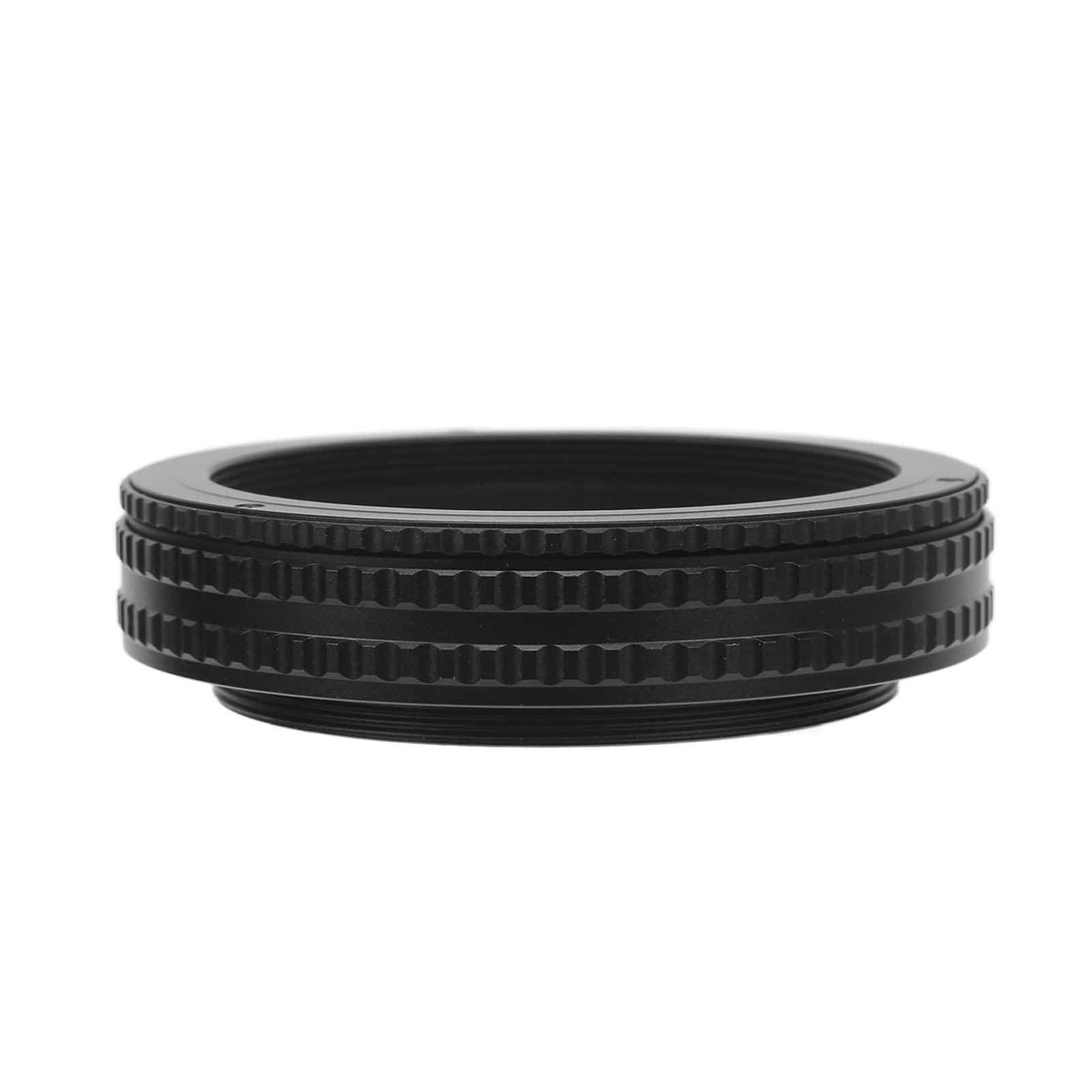 Adaptador Helicoidal de Enfoque Tubo de Extensión Barril Lente M65 a M65 17-31 Mm Aleación Aluminio Tratamiento Extinción Pared Interior Anodizado Negro con Mon