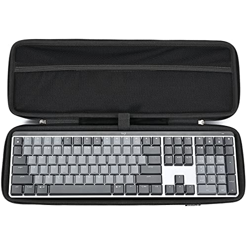 Raiace Hard Storage Case Compatible With Logitech Mx Mechanical Wireless Illuminated Performance Keyboard. (Case Only) - Black #TOP2