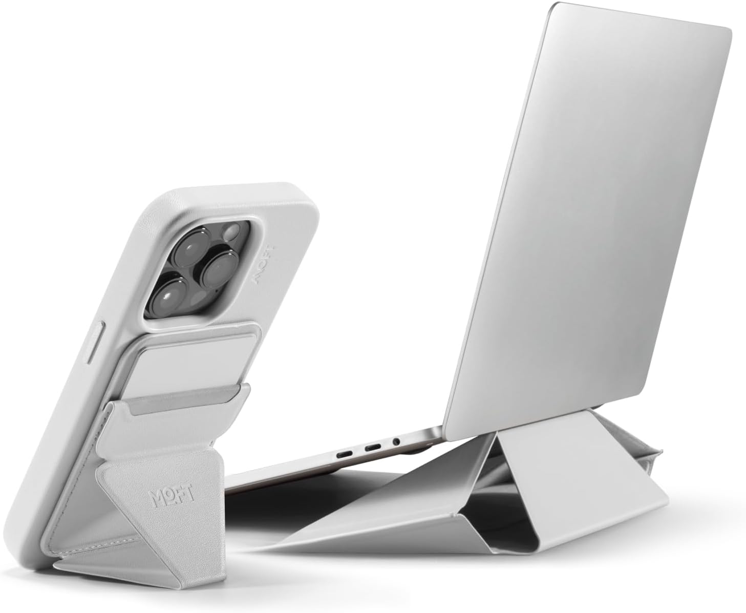 MOFT Magnetic Wallet Stand Misty Cove & Laptop Sleeve Bag for 13"-14" Misty Cove