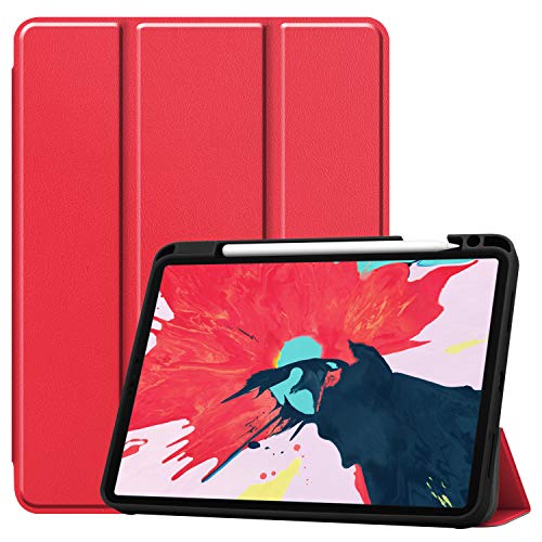 Lobwerk Protective Case for Apple iPad Pro 11 Inch 2020 with Stand Function Red