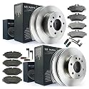 NB PARTS Bremsscheiben Bremsbeläge vorne hinten passend für Mercedes-Benz Sprinter 3-t 3,5-t 906