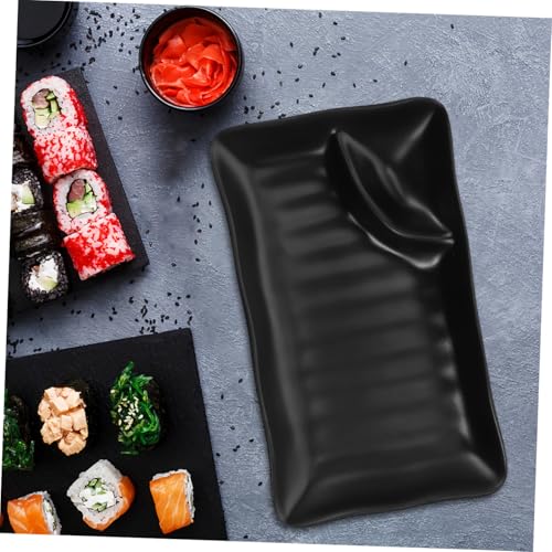 Set de platos sushi estilo japonés 10 pulgadas miniatura 7